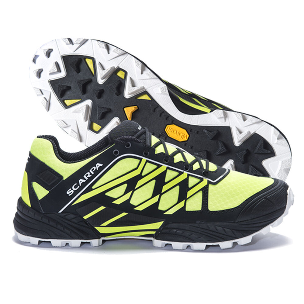 Vibram Sole Scarpa Neutron Mens Running Shoes Black/Yellow Australia (XGF082145)